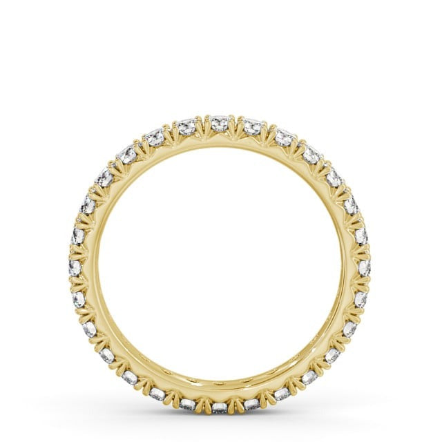 Yara Full Eternity Round Lab Diamond Fish Tail Setting Ring